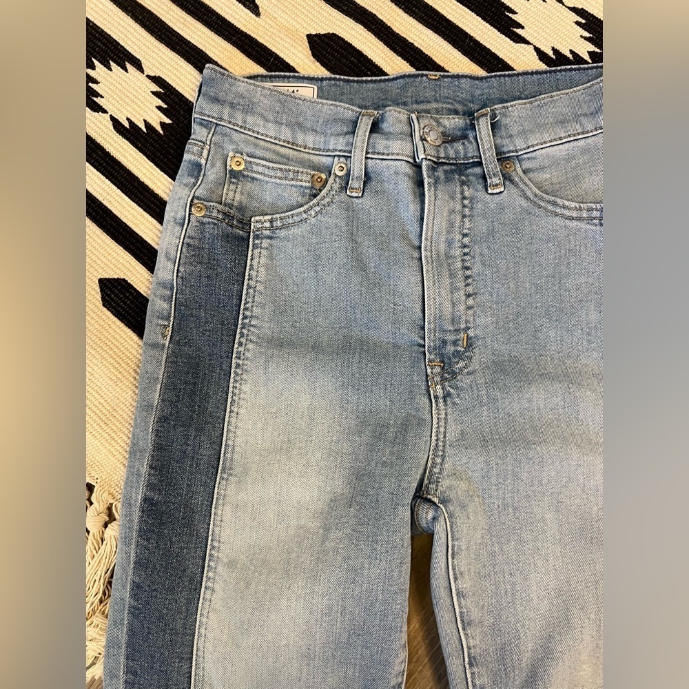 GAP High Rise Two Tone Vintage Slim Jeans 27 - Picture 3 of 8